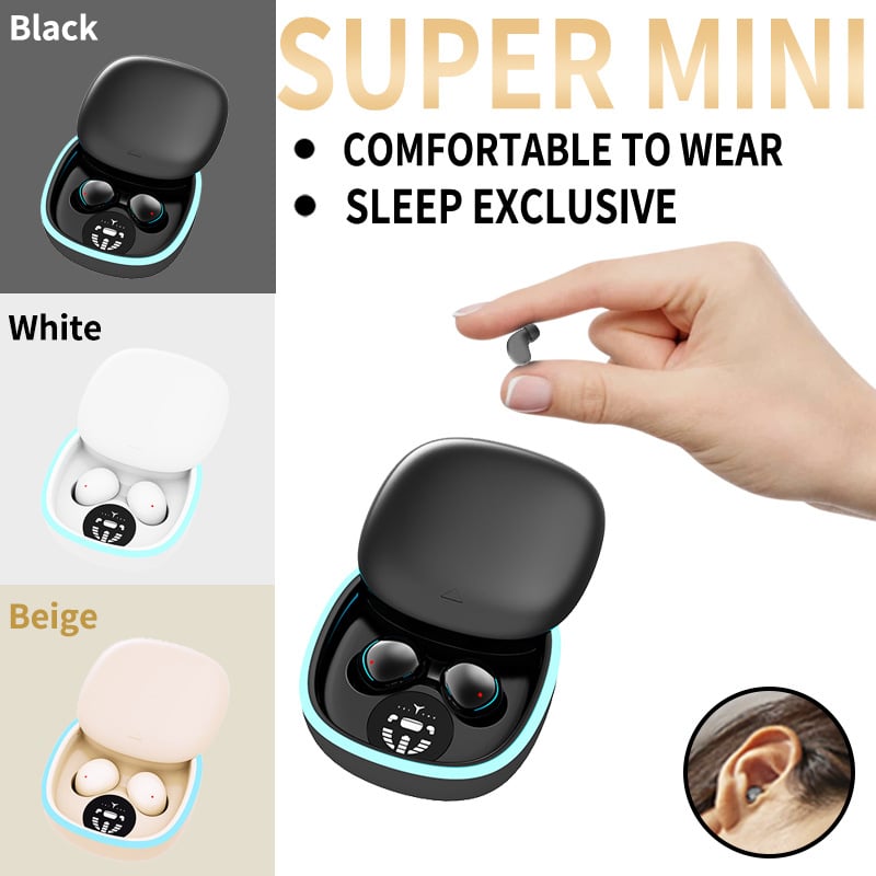 Bežične Bluetooth in-ear slušalice, nevidljiv mini dizajn, ultra kompaktne, dugi vijek baterije, režim spavanja, stereo zvuk, višestruko povezivanje, smanjenje buke, 360° zvuk, vodootporne