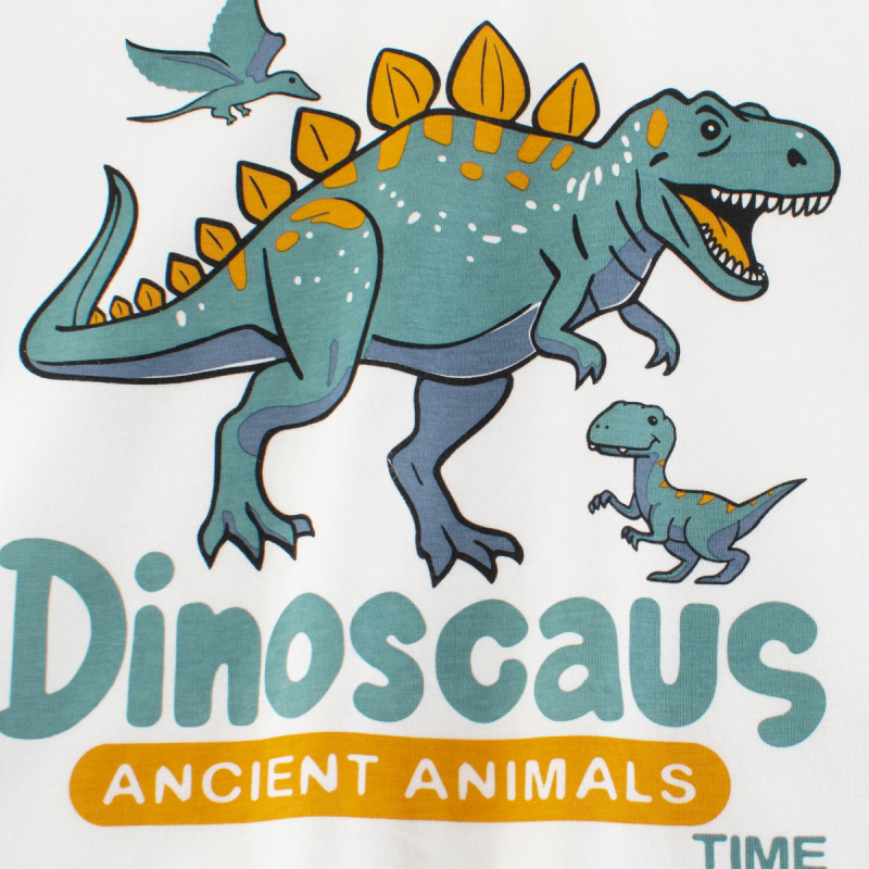 27Kids dječja kratkih rukava majica s dinosaurusom, korejskog stila, ljeto 2025
