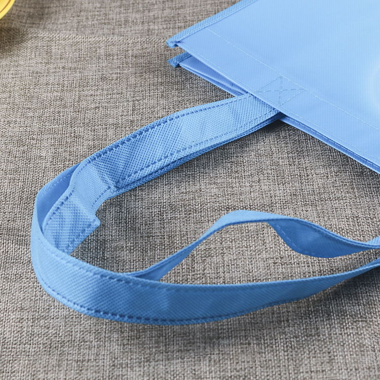 Torba od netkanog materijala s laminiranim premazom, prilagodljiva reklami, sklopiva torba za kupovinu