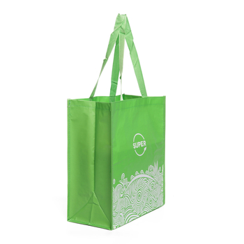 RPET laminirana torba za kupovinu od netkanog materijala, tote stil, boja ispisa, prilagodljiva, Lixin