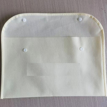 Nova laminirana torbica od netkanog materijala sa skrivenim zatvaračem za pakiranje donjeg rublja, laserski obrađena netkana torba s otiskom loga