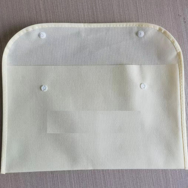 Nova laminirana torbica od netkanog materijala sa skrivenim zatvaračem za pakiranje donjeg rublja, laserski obrađena netkana torba s otiskom loga