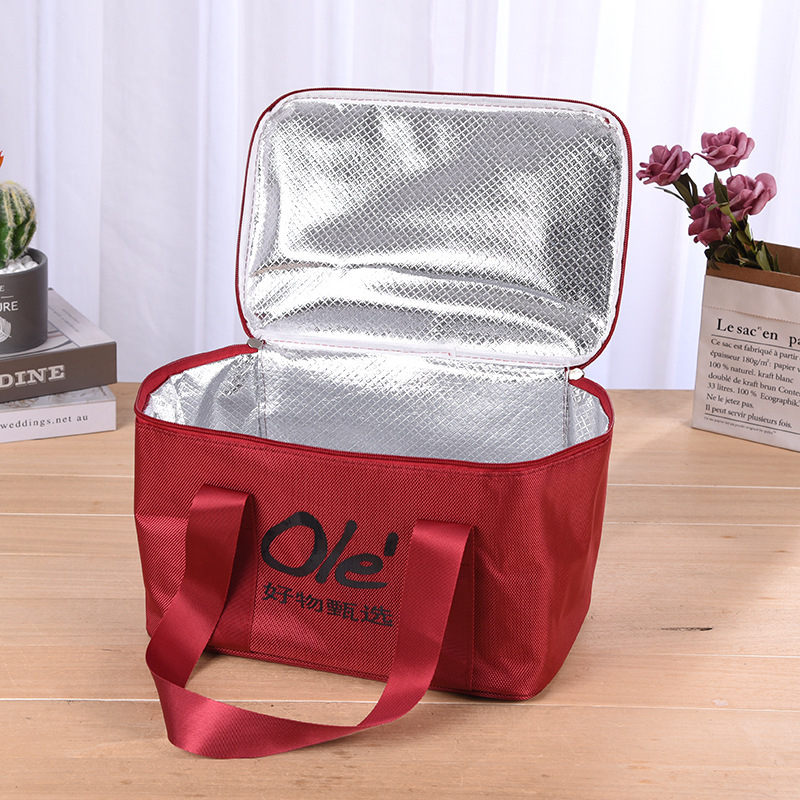 Velika debela torba od aluminijske folije za vanjsku uporabu, izolirana kutija za štand, torba od nešivane tkanine i prilagodljive izolirane torbe