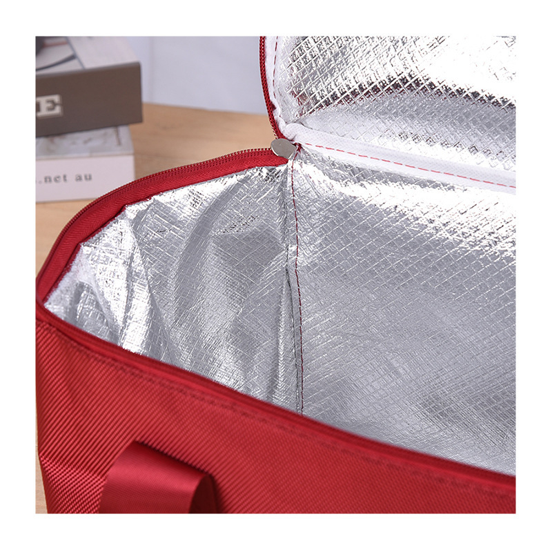 Velika debela torba od aluminijske folije za vanjsku uporabu, izolirana kutija za štand, torba od nešivane tkanine i prilagodljive izolirane torbe