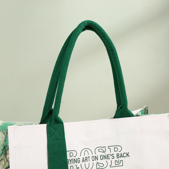 Platnena tote torba s prilagođenim logom, ojačan dizajn, hitna izrada, za poslovnu promociju, velik kapacitet