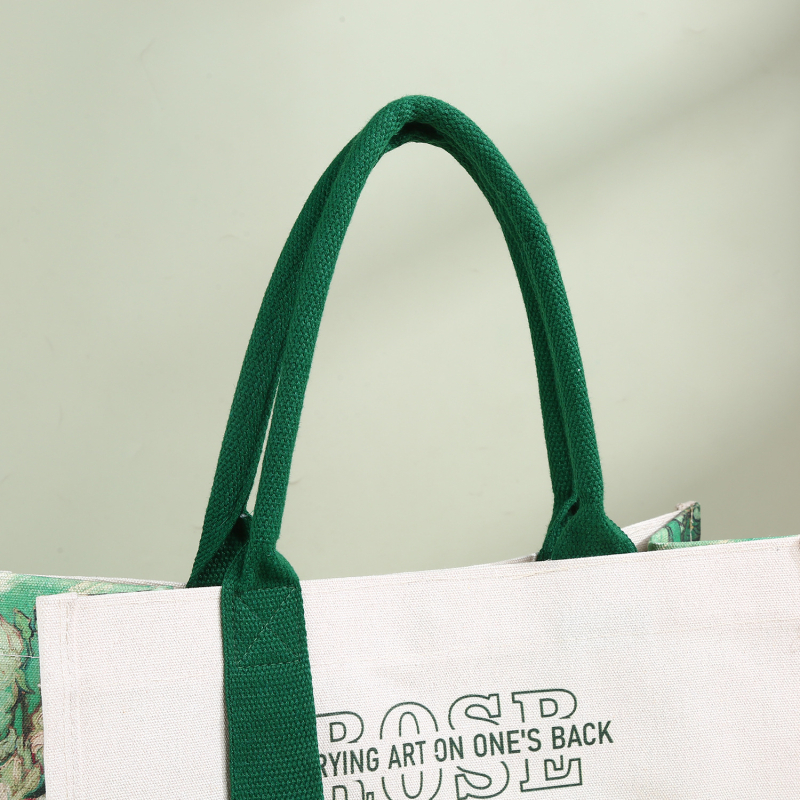 Platnena tote torba s prilagođenim logom, ojačan dizajn, hitna izrada, za poslovnu promociju, velik kapacitet