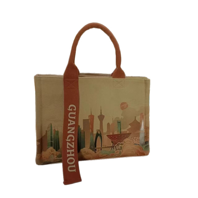 Prilagođena tote torba s logom za školsku i korporativnu promociju, suvenir dar, laminirana platnena torba