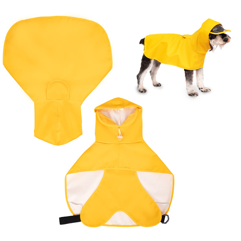 Vodootporni kaput s kompletnom zaštitom za manje i srednje pse, Teddy stil, pogodan za corgi i šnauzera