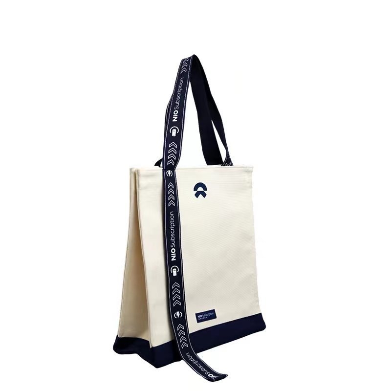 Platnena torba za svakodnevnu upotrebu, prijenosna tote s umjetničkim otiskom logotipa, pojačana, svestrana, velika zapremina za skladištenje