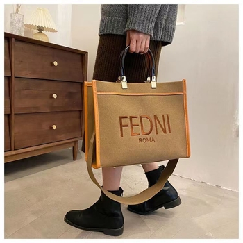 Modna platnena torba za gradski stil, velik kapacitet, s naramenicom i crossbody remenom, novi vintage stil