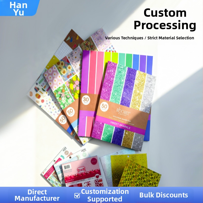 Ručne vyrobené samolepky z dvojitého offsetového papiera, kreslený štýl, pre DIY umenie a scrapbooking