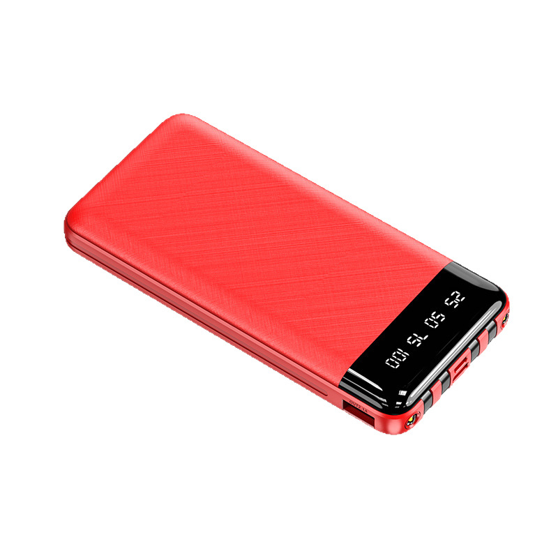 Power banka 10000mAh s ugrađenim kabelom i digitalnim displejom