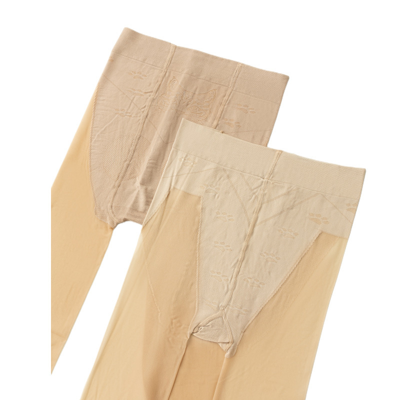 Prozirne ultra-tanke pantyhose s motivom mačje šape za žene – za ljeto i proljeće/jesen