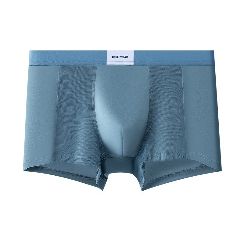 Muške bokserice od satena s Ice Silk, prozračne, ljetna svježina, luksuzno donje rublje