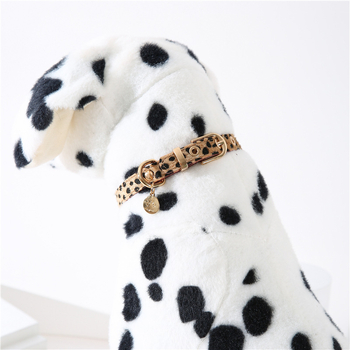 Ovratnik za kućne ljubimce s leopardim uzorkom, moderan personalizirani choker za mačke i pse u punk stilu