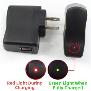 USB nabíjačka s meniacou farbou, 5V 1A s indikátorom