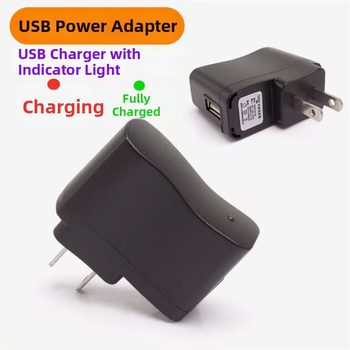 USB nabíjačka s meniacou farbou, 5V 1A s indikátorom