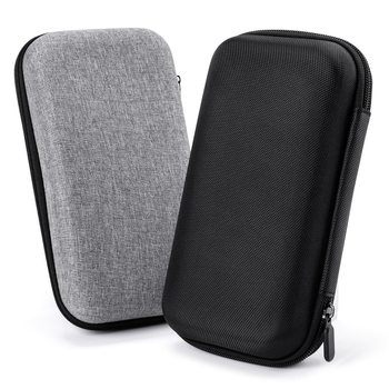 Carcasă rigidă din EVA pentru electronice 3C, husă de depozitare antișoc, 18×10×5 cm, neagră; culori personalizabile.