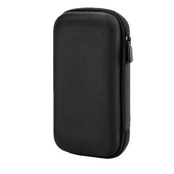 Carcasă rigidă din EVA pentru electronice 3C, husă de depozitare antișoc, 18×10×5 cm, neagră; culori personalizabile.