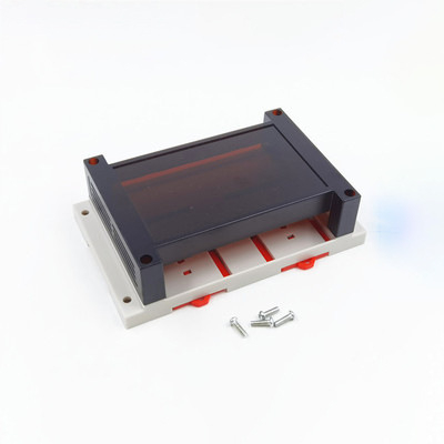 XLK-2 пластмасов корпус за PLC индустриален контролен бокс, размери 145 × 90 × 40 mm, с обработени отвори
