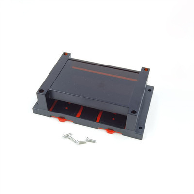 XLK-2 пластмасов корпус за PLC индустриален контролен бокс, размери 145 × 90 × 40 mm, с обработени отвори