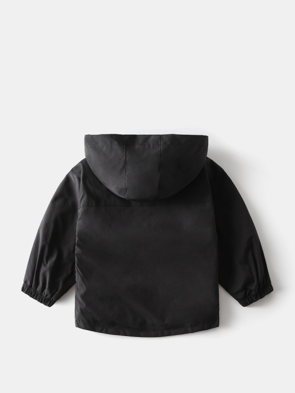 Wapypi Gyerekek kapucnis fleece dzseki, vastag téli kabát, 2025 ősz