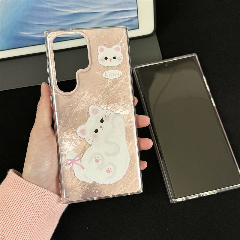 TPU zaštitna maska za Samsung S26 s dizajnom leptira u cartoon graffiti stilu – kompatibilna s S24 Ultra, S23+ i S22