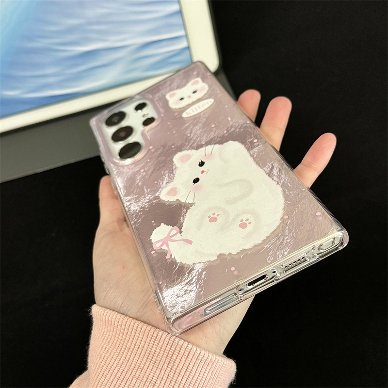 TPU zaštitna maska za Samsung S26 s dizajnom leptira u cartoon graffiti stilu – kompatibilna s S24 Ultra, S23+ i S22