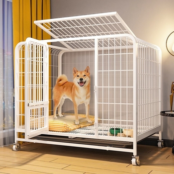 Kavez za srednje i manje pse, unutarnji kavez s ugrađenim WC-om, kućica za Shiba Inu i Corgi, kavez za kućne ljubimce