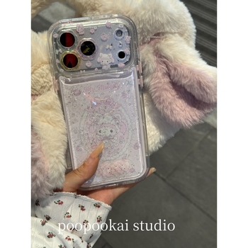 Carcasă KT Cat pentru iPhone – TPU protector, design drăguț, anti-cădere