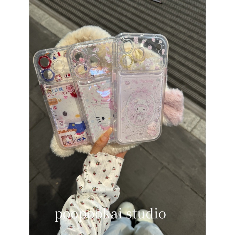 Carcasă KT Cat pentru iPhone – TPU protector, design drăguț, anti-cădere