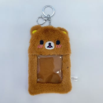Slatka pliš kartični držač s Rilakkuma — serija za studente, organizator kartica i privjesak
