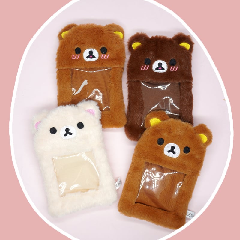 Slatka pliš kartični držač s Rilakkuma — serija za studente, organizator kartica i privjesak