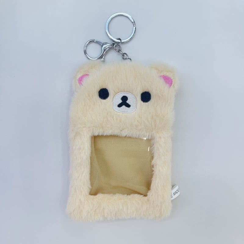Slatka pliš kartični držač s Rilakkuma — serija za studente, organizator kartica i privjesak