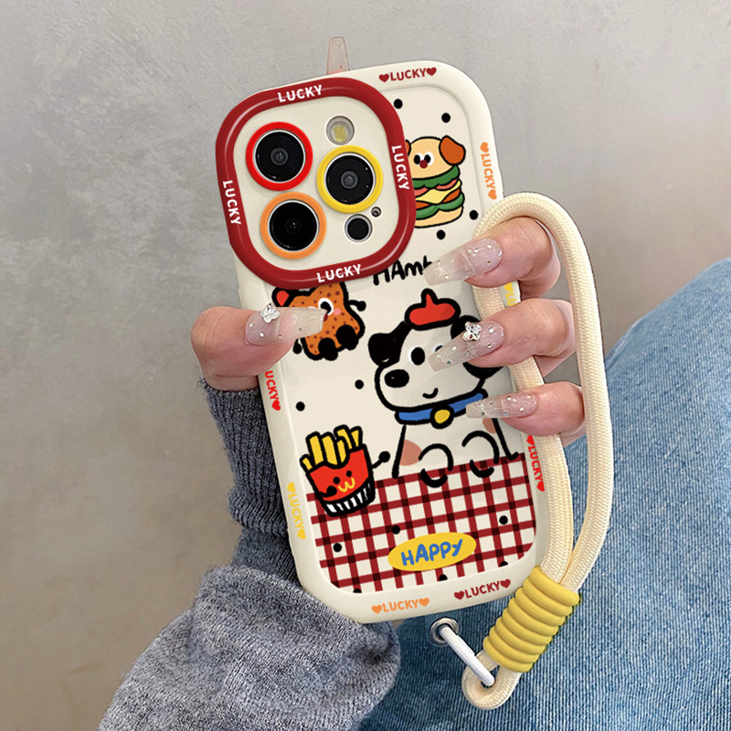Carcasă de protecție pentru OnePlus Ace3 cu design hamburger și cartofi prăjiți, stil creativ Ace Pro