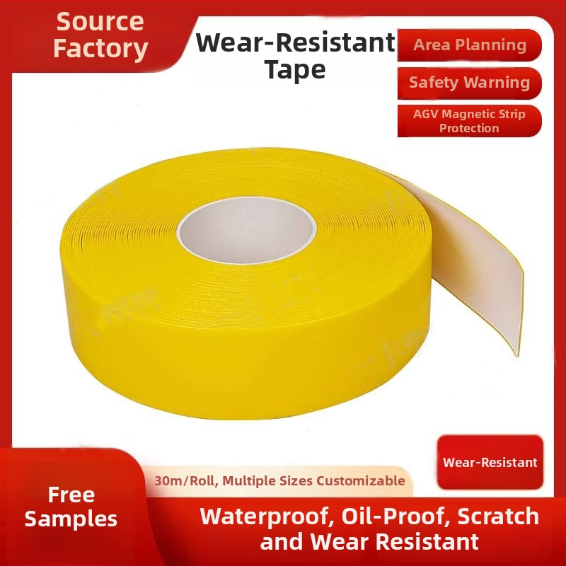 Ochranná PVC páska s magnetickou pruhom pre AGV, odolná voči opotrebeniu a nárazom, vodeodolná, 30 m × 50 mm × 1–2 mm