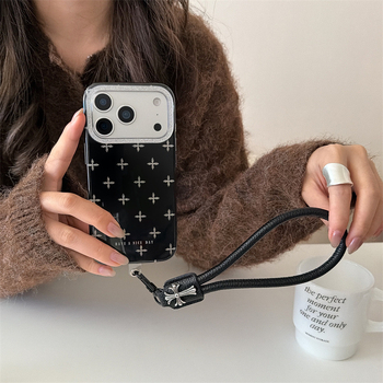 Premium INS stil kućište s glitter križem za iPhone 17, iPhone 16 Pro Max / 15 iPhone 14, za žene