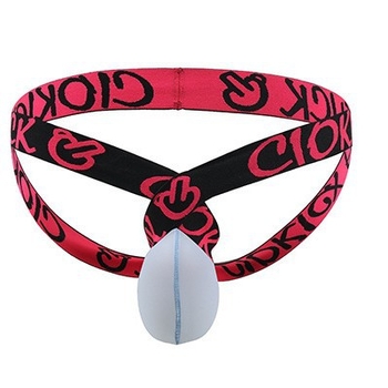 Seksi muške gaćice s niskim strukom, Ice Silk tkanina, tangica s prstenom za podizanje stražnjice, dvostruki remen, model E066