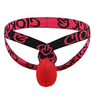 Seksi muške gaćice s niskim strukom, Ice Silk tkanina, tangica s prstenom za podizanje stražnjice, dvostruki remen, model E066