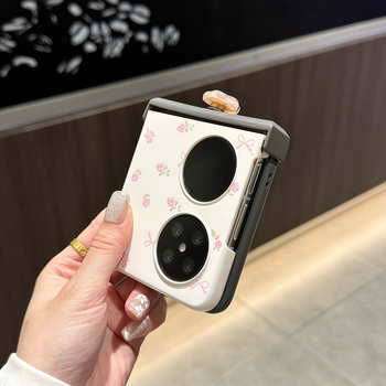 Stil Ins, husă rigidă de telefon cu ecran complet, model floral, pentru Oppo N3, Huawei P60, Honor, Vivo, Xiaomi 2, husă pliabilă