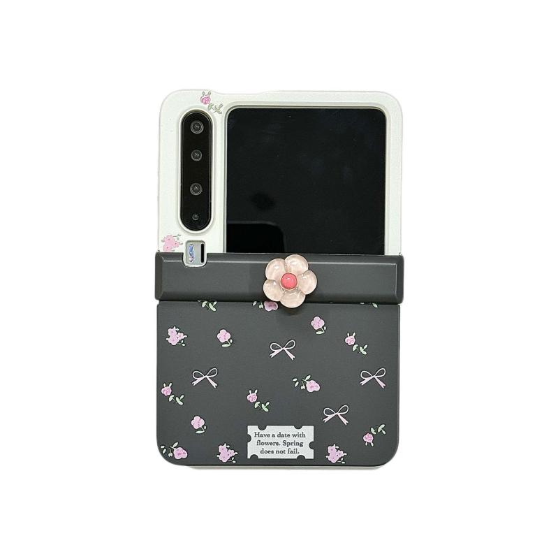Stil Ins, husă rigidă de telefon cu ecran complet, model floral, pentru Oppo N3, Huawei P60, Honor, Vivo, Xiaomi 2, husă pliabilă