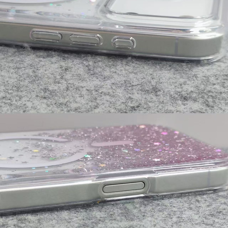 Tider prozirna silikon magnetna futrola za iPhone 17 Pro Max, zaštita od padova, elegantan dizajn