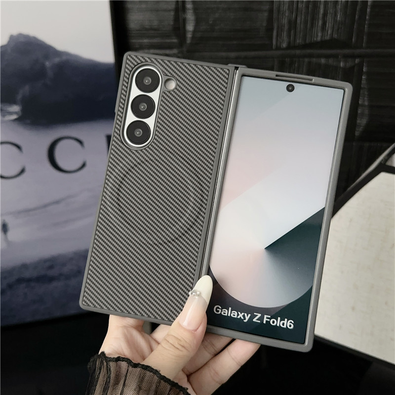 Husă de protecție din fibră de carbon, magnetică, pentru ecran pliabil Samsung Galaxy Z Flip4, acoperire completă, versiunea 3