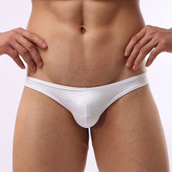 Muške bikini gaćice s U‑oblikom džepa, niski pojas