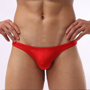 Muške bikini gaćice s U‑oblikom džepa, niski pojas