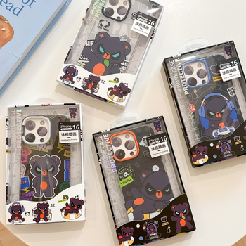 IMD futrola Graffiti Bear za iPhone 17 Pro Max – Oxygen Dog, otporno na padove i habanje