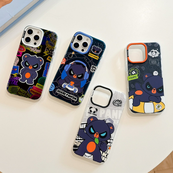 IMD futrola Graffiti Bear za iPhone 17 Pro Max – Oxygen Dog, otporno na padove i habanje