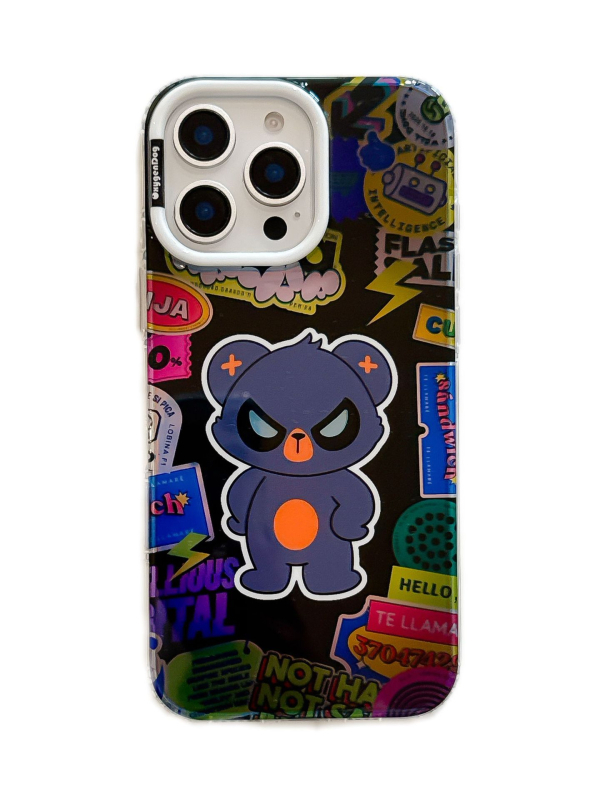 IMD futrola Graffiti Bear za iPhone 17 Pro Max – Oxygen Dog, otporno na padove i habanje