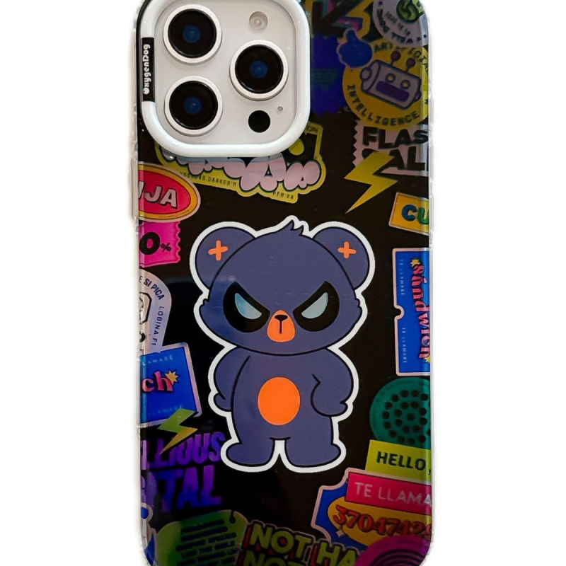 IMD futrola Graffiti Bear za iPhone 17 Pro Max – Oxygen Dog, otporno na padove i habanje