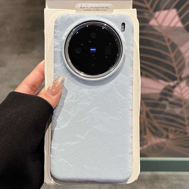 VIVO X100s Pro velvetový kryt – jemný dotyk velúru a dizajn Snežná hora, S20P velvet, polotvrdý kryt, proti pádu